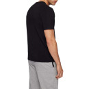 BOSS Herren Rundhals T-Shirt Schlafanzugoberteil Stretch Baumwolle Logo Stickerei