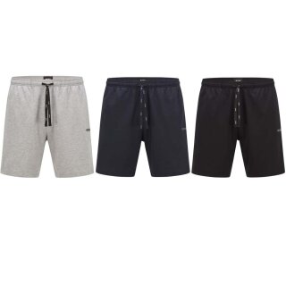 BOSS Herren Mix & Match Short Pants Logostickerei Grau Blau Schwarz