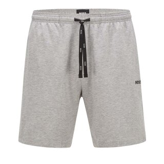 BOSS Herren Mix & Match Short Pants Logostickerei Grau L