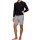 BOSS Herren Mix & Match Short Pants Logostickerei Grau L