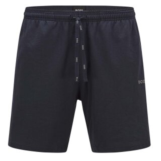 BOSS Herren Mix & Match Short Pants Logostickerei Blau XL