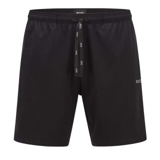 BOSS Herren Mix & Match Short Pants Logostickerei Schwarz M