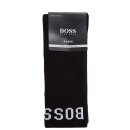 HUGO BOSS Socken mittelhoch sportiv Baumwoll-Mix Logo Zweier-Pack Schwarz 39-42