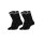 HUGO BOSS Socken mittelhoch sportiv Baumwoll-Mix Logo Zweier-Pack Schwarz 39-42