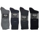 HUGO BOSS 3P Socken mittelhoch Baumwoll-Mix Logo Dreier-Pack