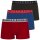 BOSS 3er Pack Boxershorts Unterhosen Farbwahl Baumwolle Stretch