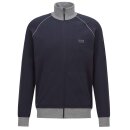 BOSS Herren Regular-Fit Loungewear-Jacke mit Zip aus...