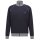 BOSS Herren Regular-Fit Loungewear-Jacke mit Zip aus elastischer Baumwolle Blau L