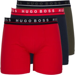 3Pack Hugo Boss Herren Boxershorts etwas länger am Bein Farbwahl 988  M