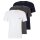 BOSS 3er Pack T Shirt Rundhals Gr.L Fb.Weiß Anthrazit Blau
