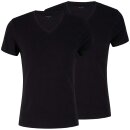 JOOP! Herren V-Ausschnitt Unterhemden T-Shirts 2er Pack Baumwolle Elasthan