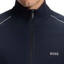 BOSS Loungewear-Jacke mit Zip Regular-Fit elastische Baumwolle
