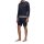 BOSS Loungewear-Jacke mit Zip Regular-Fit elastische Baumwolle Blau L