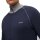 BOSS Loungewear-Jacke mit Zip Regular-Fit elastische Baumwolle Blau L