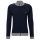 BOSS Loungewear-Jacke mit Zip Regular-Fit elastische Baumwolle Blau L