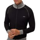 BOSS Loungewear-Jacke mit Zip Regular-Fit elastische Baumwolle Schwarz XXL