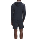 BOSS Loungewear-Jacke Zip Kapuze Regular-Fit elastische Baumwolle Blau M