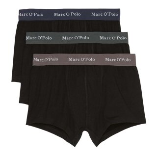 Marc OPolo Herren Boxershorts Unterwäsche Baumwolle 3er Pack   Bund Blau Grau Grün L