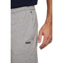 BOSS Herren Jogginghose Mix&Match Stretch Baumwolle Logo Stickerei Grau S