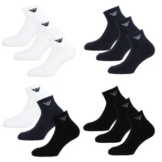 EMPORIO ARMANI Herren Socken Kurzsocken (3er Pack)