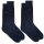 BOSS HUGO Socken mittelhoch aus Baumwoll-Mix im Zweier-Pack Blau 39-42