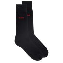 BOSS HUGO Socken mittelhoch aus Baumwoll-Mix im Zweier-Pack Schwarz 39-42