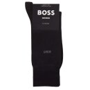 BOSS Socken mittelhohe Logo Socken Baumwollmix Stretch (2er Pack) Schwarz 43-46