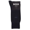 BOSS Socken mittelhohe Logo Socken Baumwollmix Stretch (2er Pack) Dunkelblau 47-50