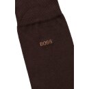BOSS Herren Socken mittelhohe Logo Socken Baumwollmix Stretch Mehrpack 206 Dark Brown Dunkelbraun 39-42 2 Paar