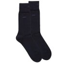 BOSS Herren Socken mittelhohe Logo Socken Baumwollmix Stretch Mehrpack 401 Dark Blue Dunkelblau 47-50 4 Paar