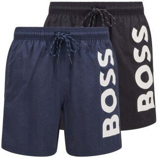BOSS Octopus Badeshorts Schwimmshorts Seitentaschen Gesäßtasche Innenslip Kordelzug