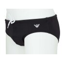Emporio Armani Herren Bade Brief Slip Beachwear Badehose 52  (XL) Schwarz
