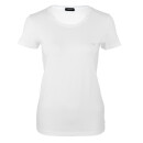 EMPORIO ARMANI Damen Shirt O-Ausschnitt (1er Pack) Weiß/White Logo EA-Adler XS