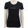 EMPORIO ARMANI Damen Shirt Rundhals (1er Pack) Schwarz/Black Logoschriftzug L