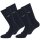 EMPORIO ARMANI Herren Socken Mittelhoch One Size (2er Pack) Dunkelblau/Navy