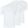 BOSS Herren T Shirt Rundhals Classic kurzarm reine Baumwolle Multipack  Weiß Farbe 100 Größe M/ 50/ 5