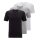 BOSS Herren T Shirt Rundhals Classic kurzarm reine Baumwolle Multipack  Mehrfarbig Farbe 999 Größe S/ 48/ 4