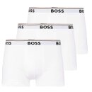 BOSS Herren Boxershorts Trunk Unterhosen Baumwolle Stretch 3er Pack M 3xWeiß