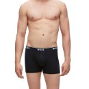 BOSS Herren BoxerBrief Power Trunk länger geschnitten Baumwolle Stretch 3er Pack XL 1xRot/Blau/Schwarz