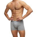 BOSS Herren BoxerBrief Power Trunk länger geschnitten Baumwolle Stretch 3er Pack XXL 1xHellgrau/Grau/Schwarz