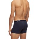 BOSS Herren BoxerBrief Power Trunk länger geschnitten Baumwolle Stretch 3er Pack XXL 3xDunkelblau