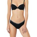 Emporio Armani Underwear Damen Bi-Pack Brief Iconic Cotton Unterwäsche, Black, S