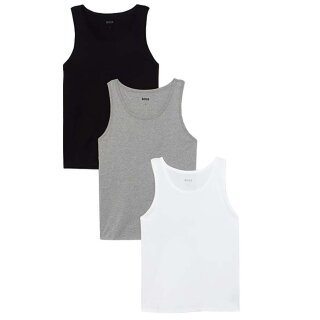 BOSS  Unterhemden Tank Tops Baumwolle mit Logostickerei L Mehrfarbig/Multicolored