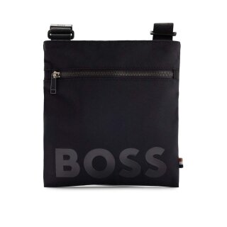 BOSS Umhängetasche aus recyceltem Nylon mit Logo-Print 22x20 in Schwarz Schwarz/Black/001