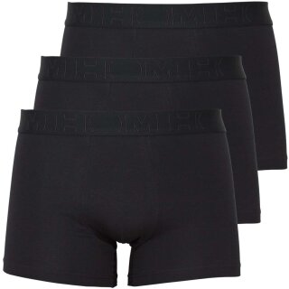 HOM Herren Boxershorts Boxer Briefs 3er Pack Trunks Vorteilspack Schwarz/Black L