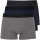 HOM Herren Boxershorts Boxer Briefs 3er Pack Black/Navy/Grey XL