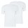 BOSS  T Shirts Rundhals Comfort reine Baumwolle 2er Pack Weiß/White XL