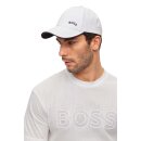 BOSS Herren Basecap Mütze Kappe Cap-Bold-Curved Weiß/White Einheitsgröße/One Size