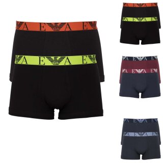 EMPORIO ARMANI 2er Pack Herren Trunk Boxershorts Stretch Baumwolle