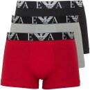 EMPORIO ARMANI 3er Pack Herren Trunk Boxershorts Stretch Baumwolle